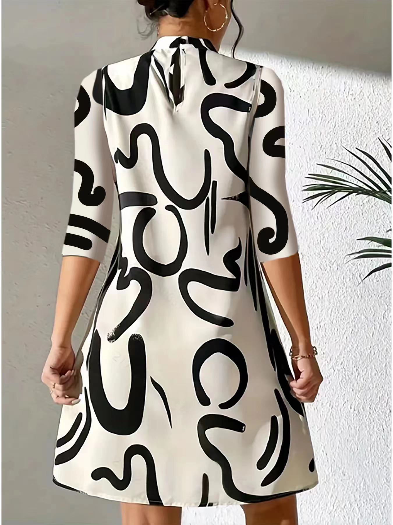 Dames Stijlvolle & Comfortabele Jurk – Moeiteloze Stijl