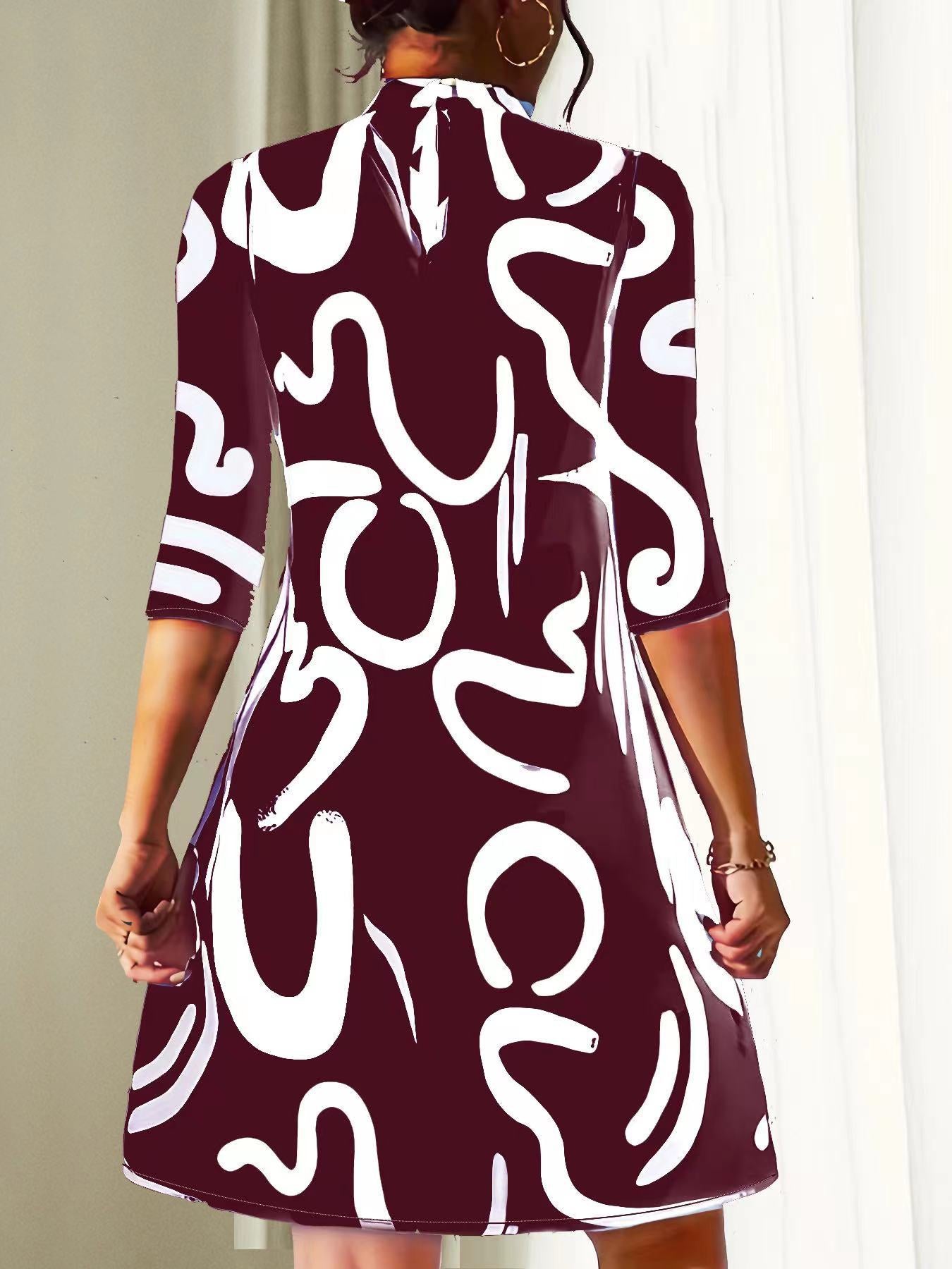 Dames Stijlvolle & Comfortabele Jurk – Moeiteloze Stijl