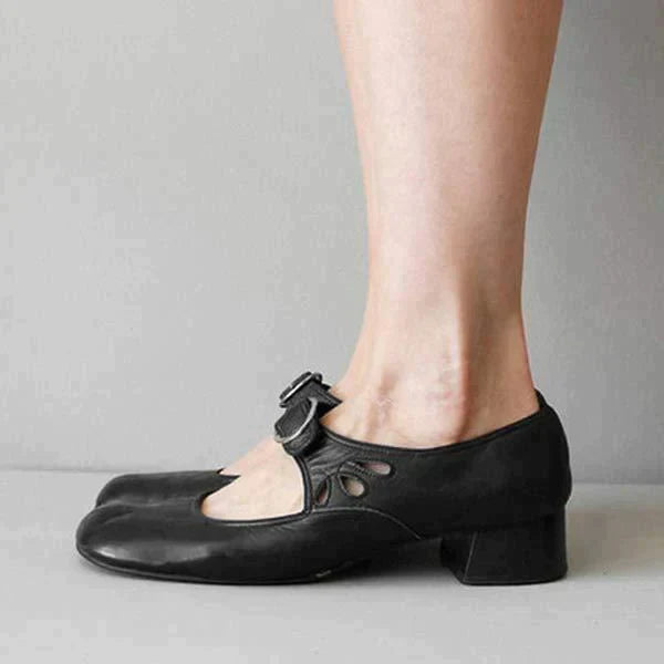 Klassieke leren sandalen voor dames