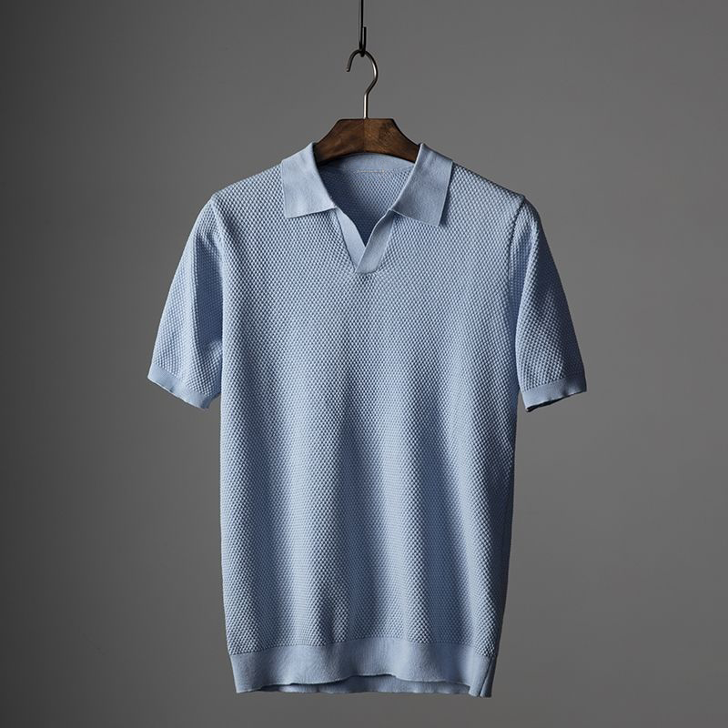 Heren Casual Poloshirt – Korte Mouwen, Alledaags Comfort