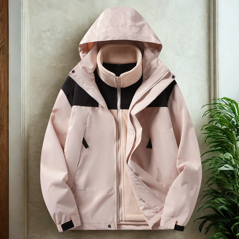 Heren Outdoor Jas – Waterafstotend – Afneembare Fleece – Verstelbare Capuchon