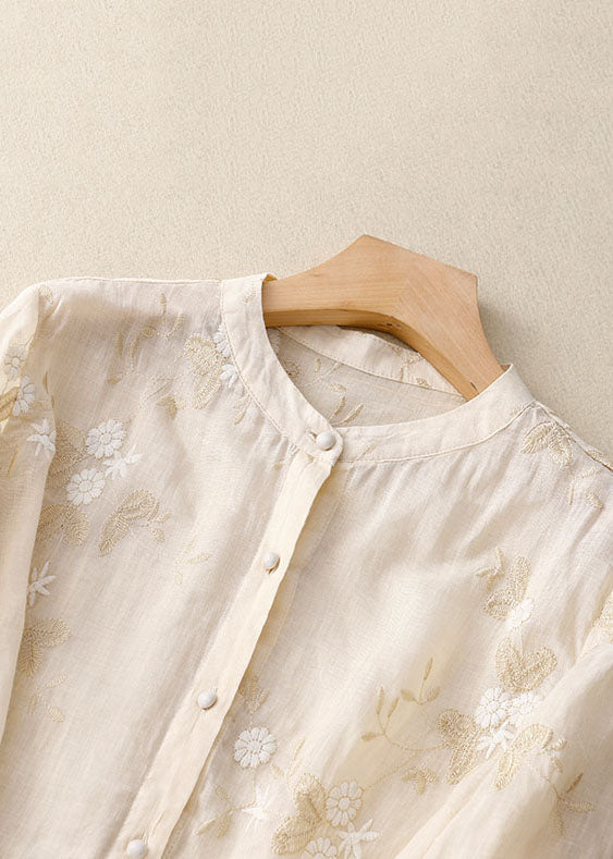 Stijlvolle Blouse met Fijne Borduursels