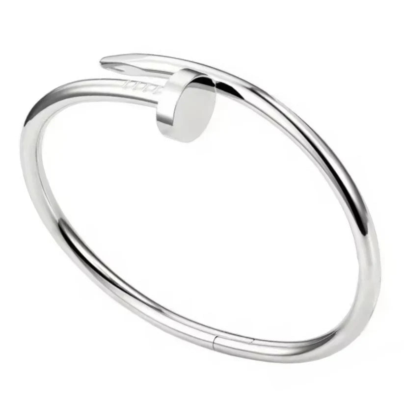 Stoere Goudkleurige Nail Armband voor Heren