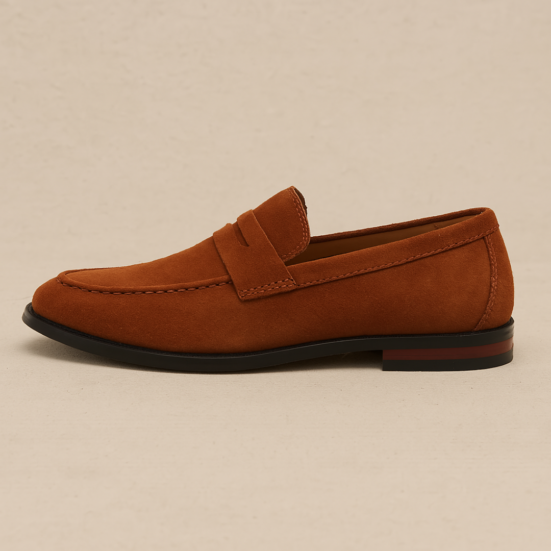 Casual Penny Loafers van Suède voor Heren