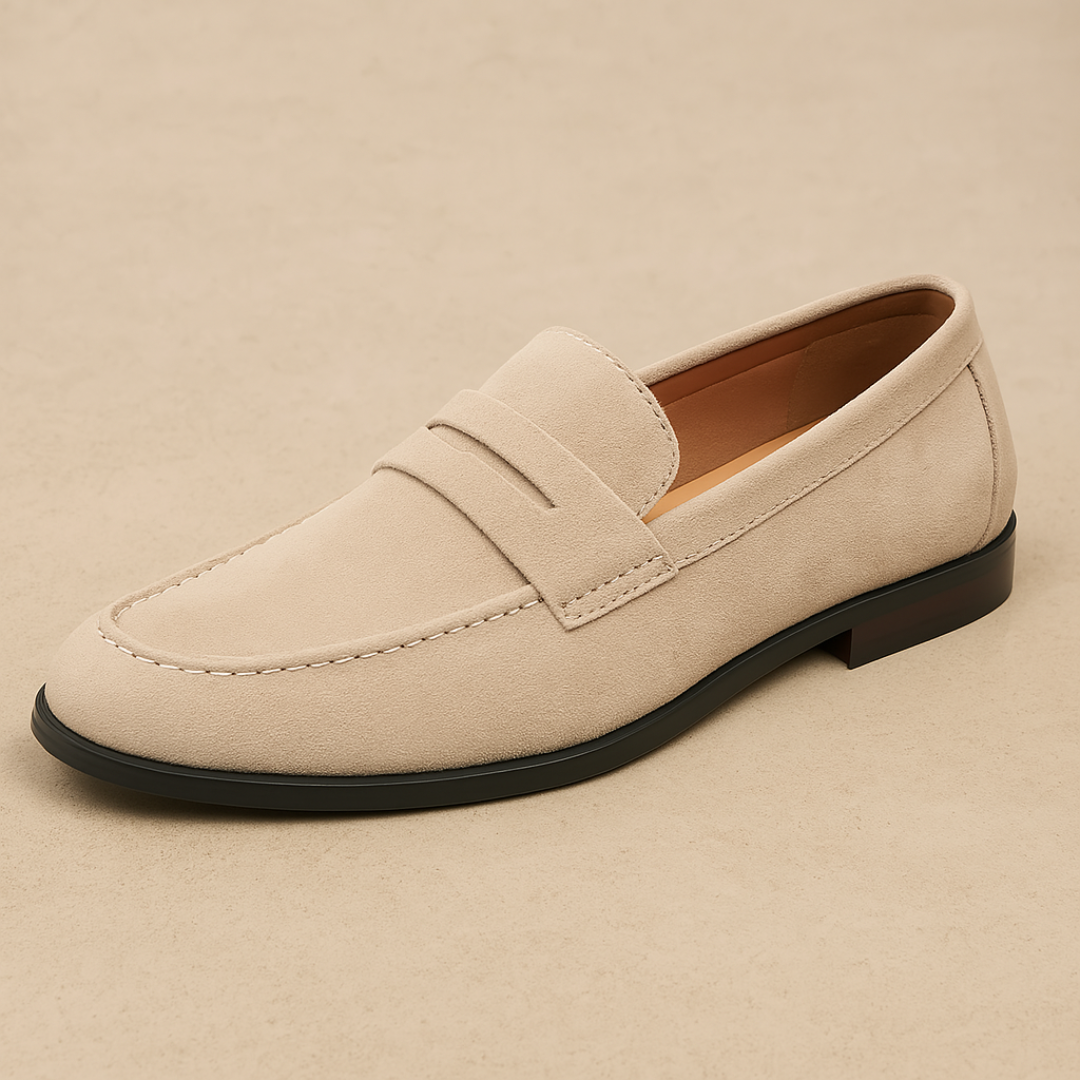 Casual Penny Loafers van Suède voor Heren