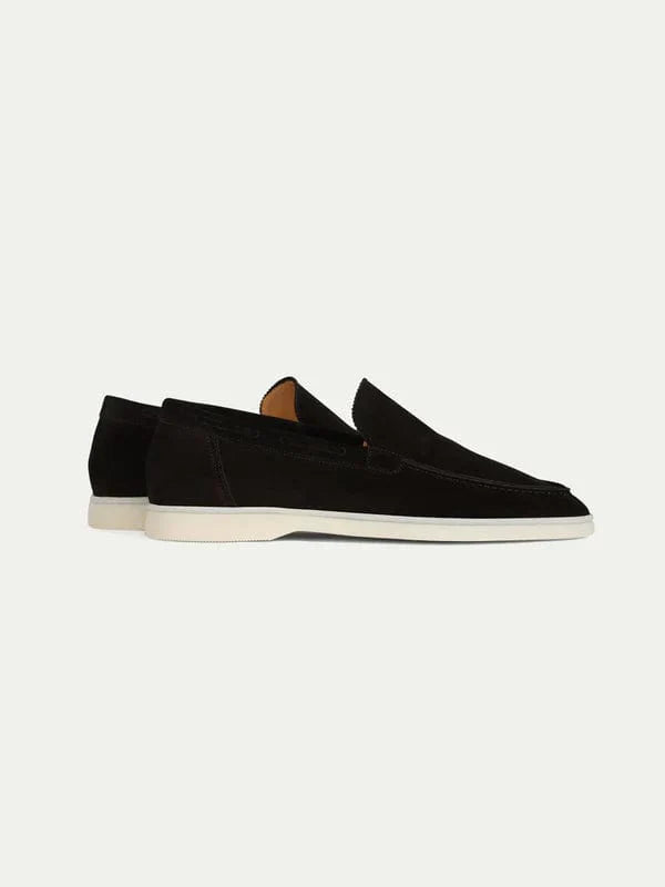 Zwarte Suède Loafers voor Heren