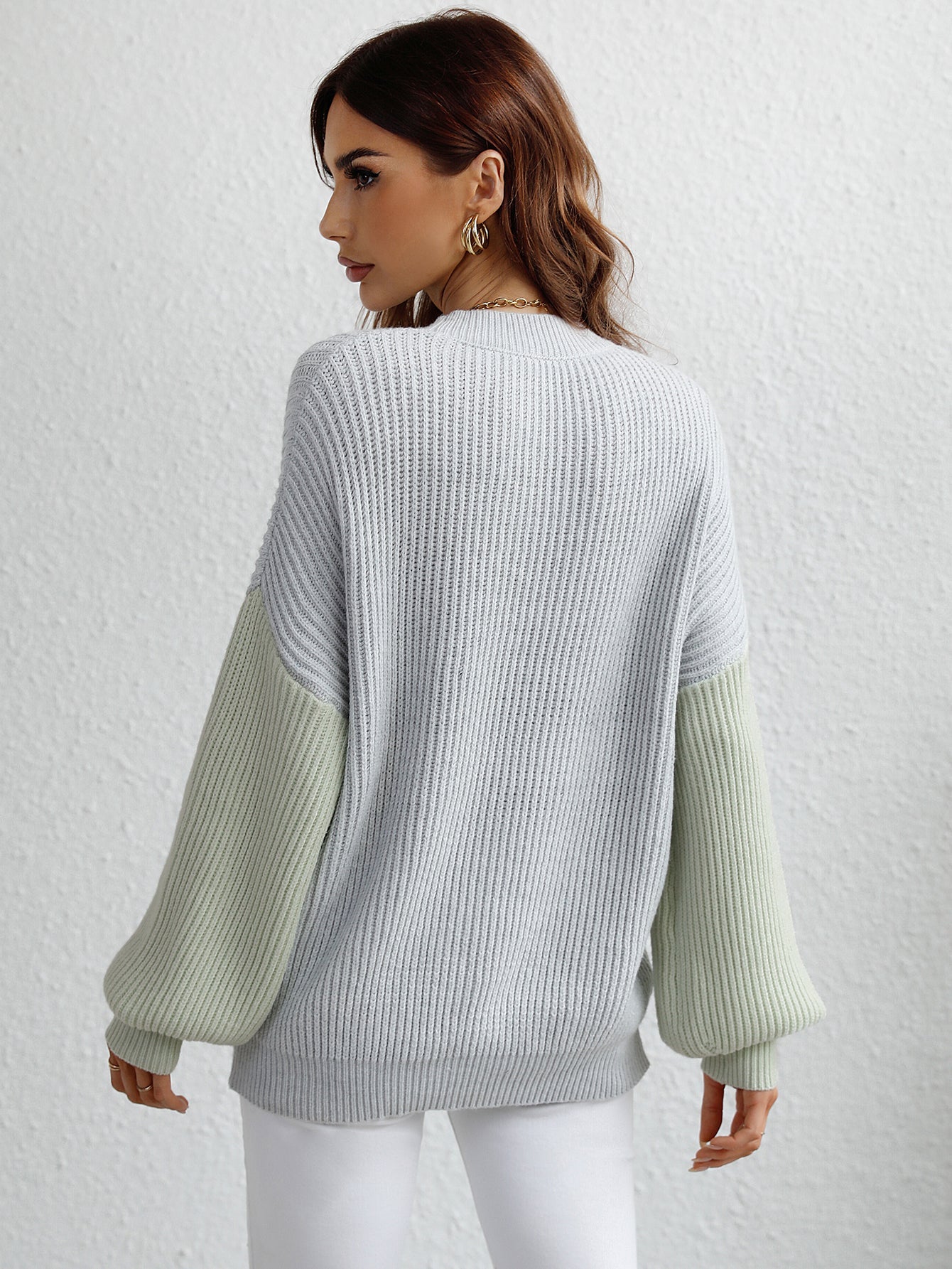 Olivia Colourblock Sweater | Long Sleeve Sweater