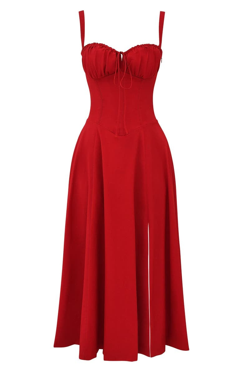 Bustier Jurk met Geaccentueerde Taille – Chic en Modern