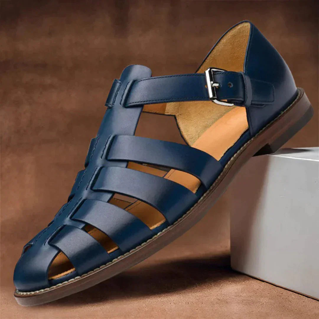 Lichtgewicht Leren Sandalen voor Heren