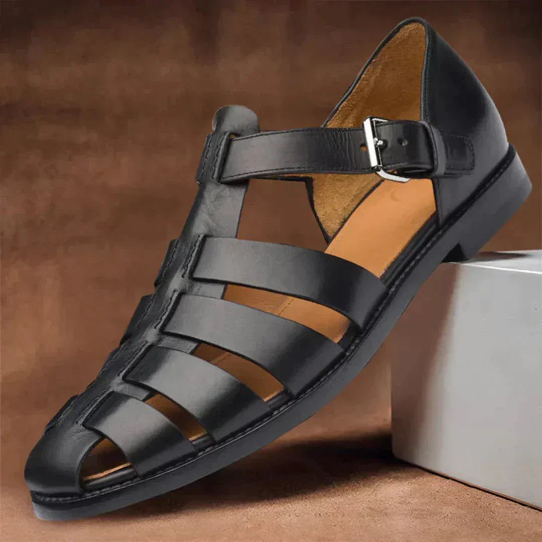 Lichtgewicht Leren Sandalen voor Heren