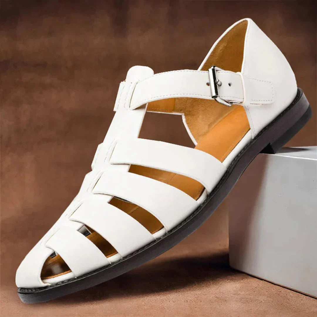 Lichtgewicht Leren Sandalen voor Heren
