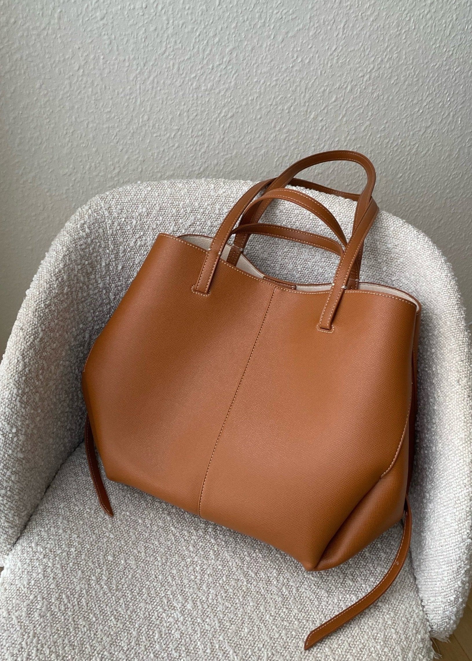 Camelkleurige Mila Schoudertas voor Dames