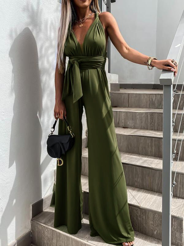 Stijlvolle jumpsuit met wijde pijpen voor dames