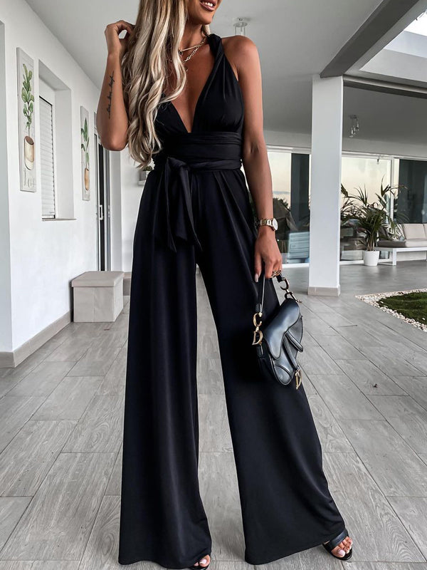 Stijlvolle jumpsuit met wijde pijpen voor dames