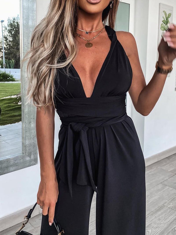 Stijlvolle jumpsuit met wijde pijpen voor dames