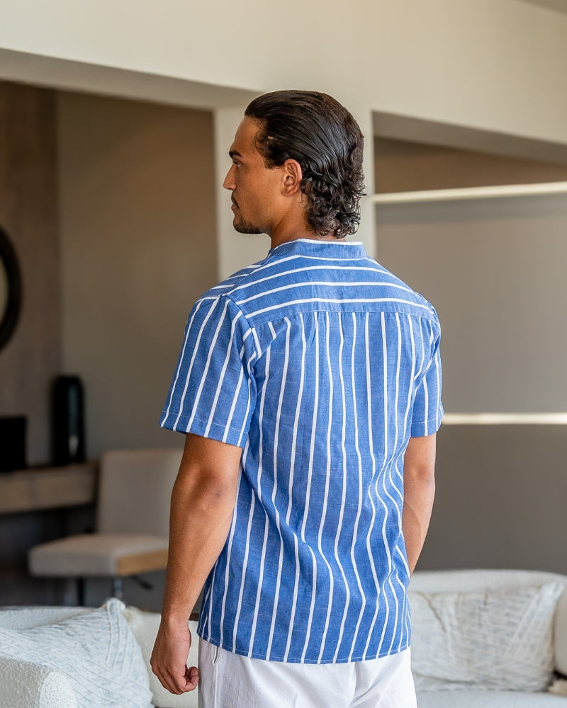 Poloshirt met Nautische Uitstraling voor Heren