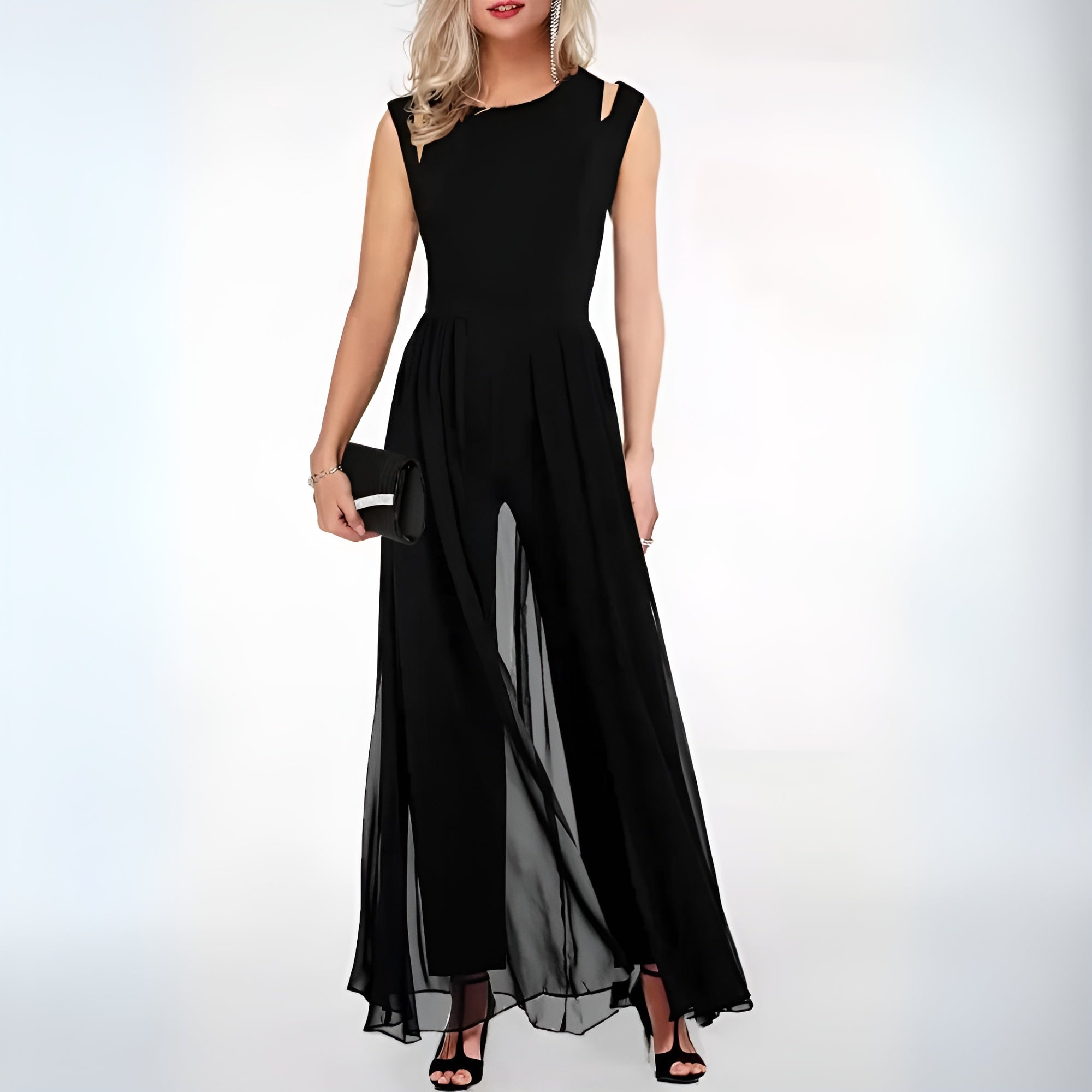 Elegante maxi jurk ontworpen voor dames