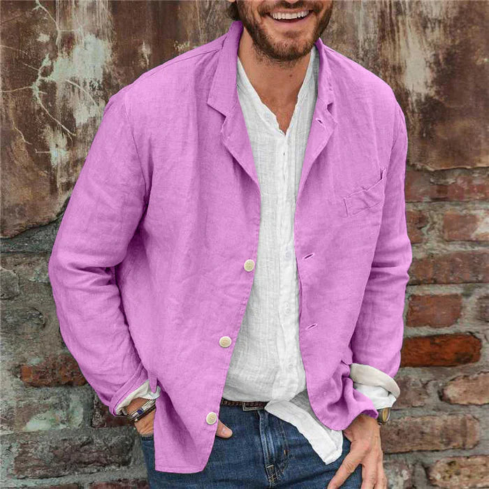 Zomerse Blazer van Linnen voor Heren