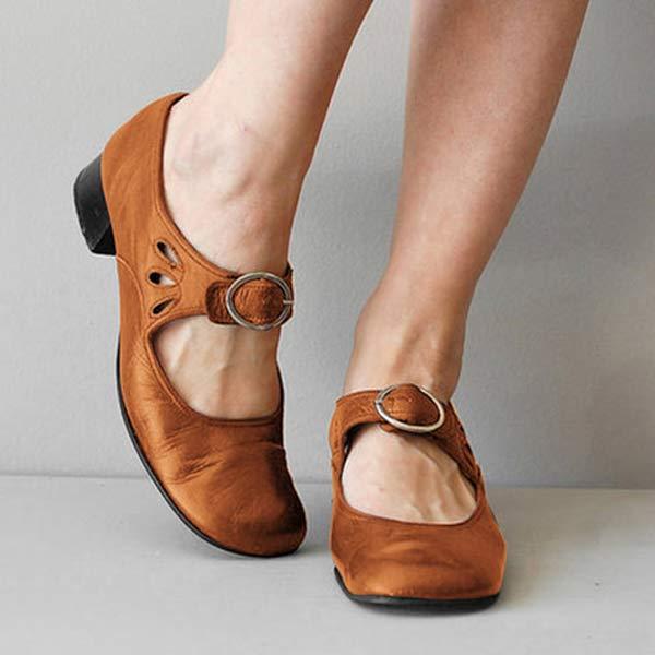 Klassieke leren sandalen voor dames