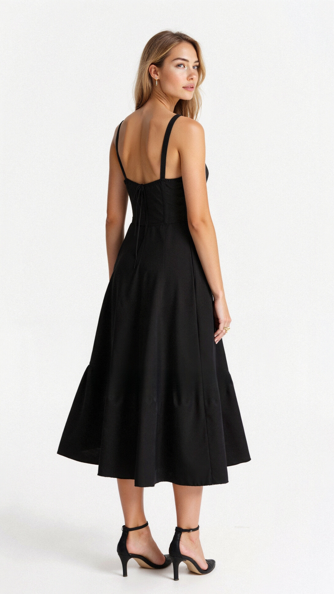 Bustier Jurk met Geaccentueerde Taille – Chic en Modern