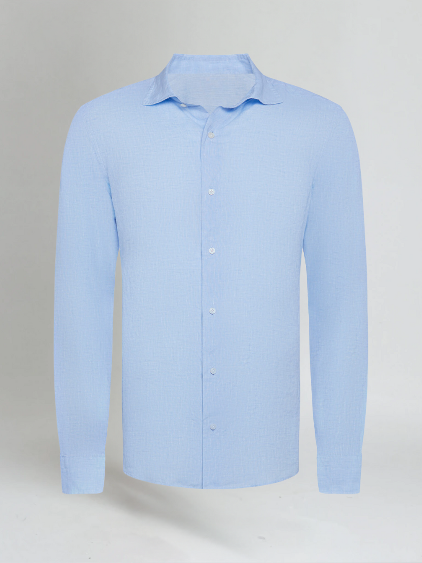 Smart Casual Linnen Overhemd voor Heren