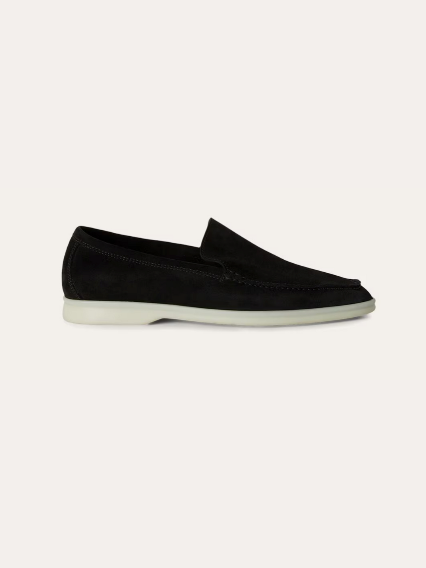 Klassieke Zwart Suède Loafers voor Heren
