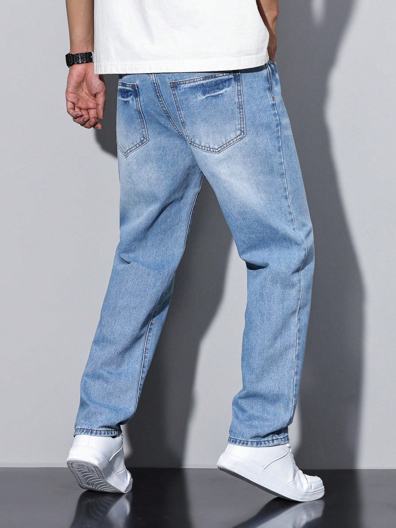 Casual Jeans met Meerdere Zakken voor Heren