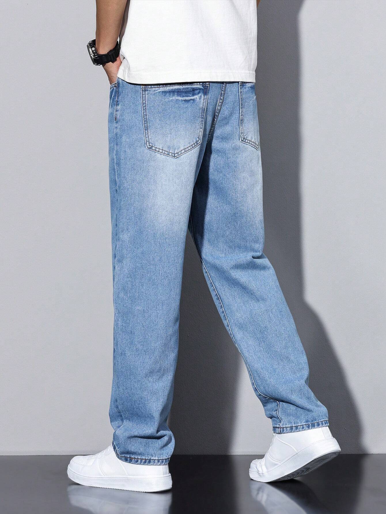 Casual Jeans met Meerdere Zakken voor Heren