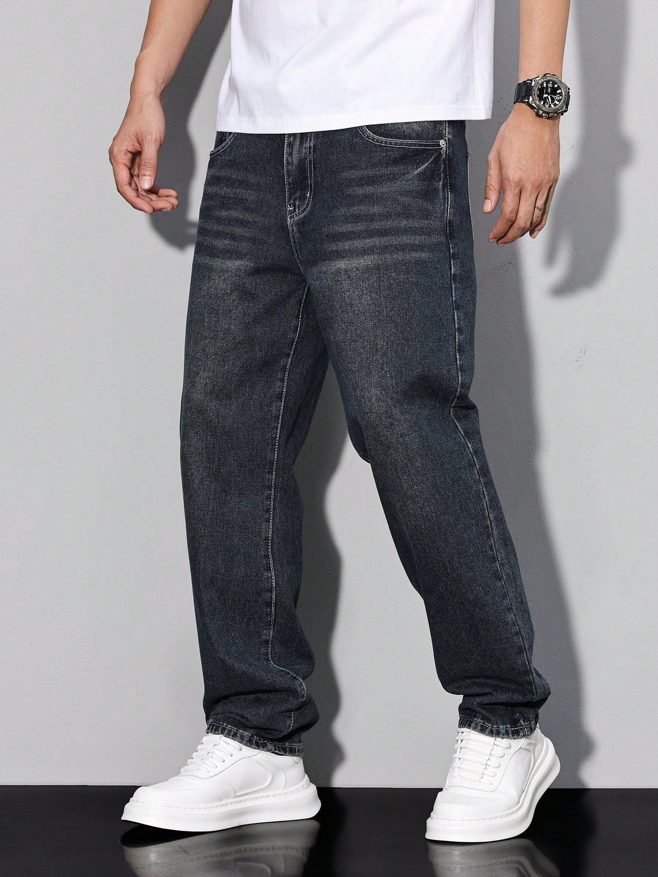 Casual Jeans met Meerdere Zakken voor Heren