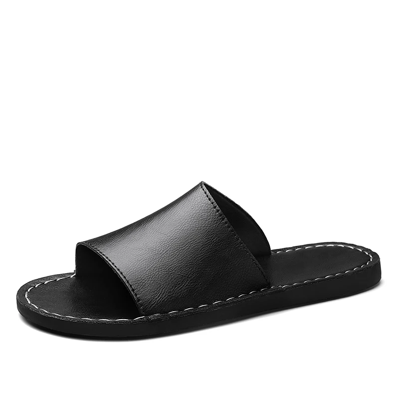Italiana Stijlvolle Leren Sandalen voor Heren