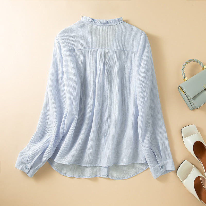 Elegante Linnen Blouse voor Vrouwen