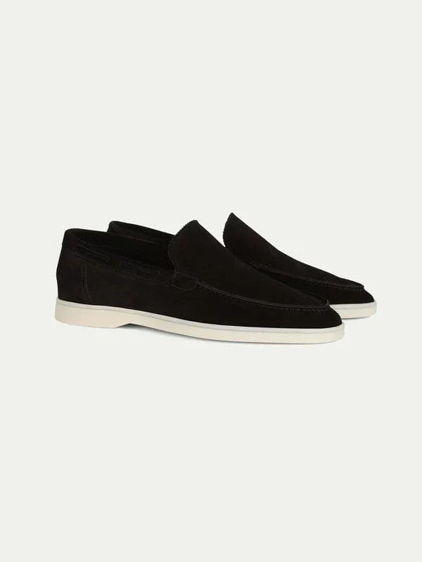 Zwarte Suède Loafers voor Heren