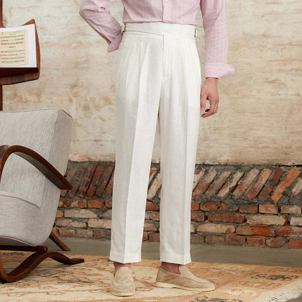Premium Linnen Broek voor Heren