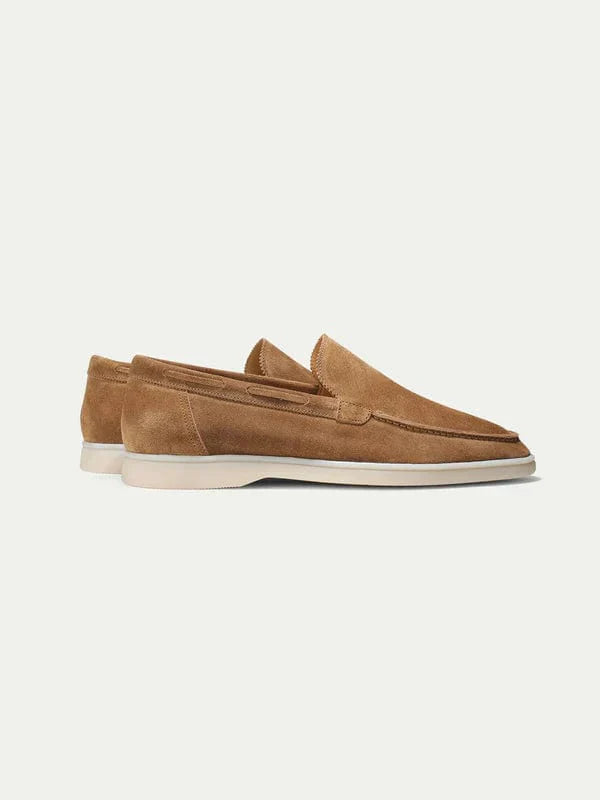 Tijdloze Bruin Suède Loafers voor Heren