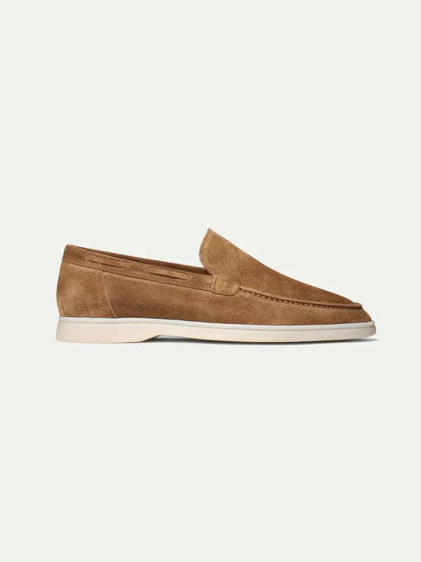 Tijdloze Bruin Suède Loafers voor Heren