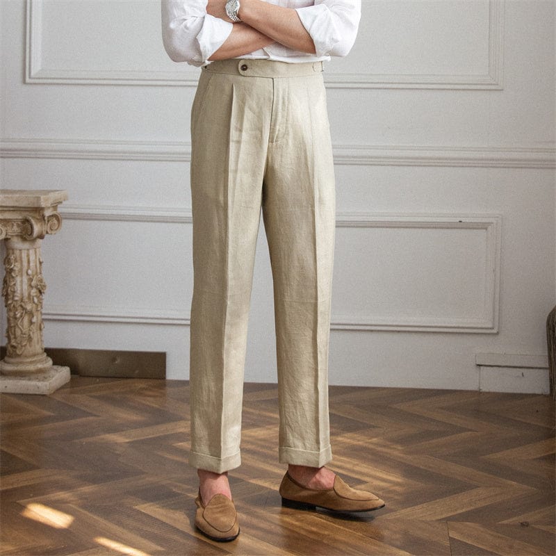 Hoog Getailleerde Tailored Broek voor Heren