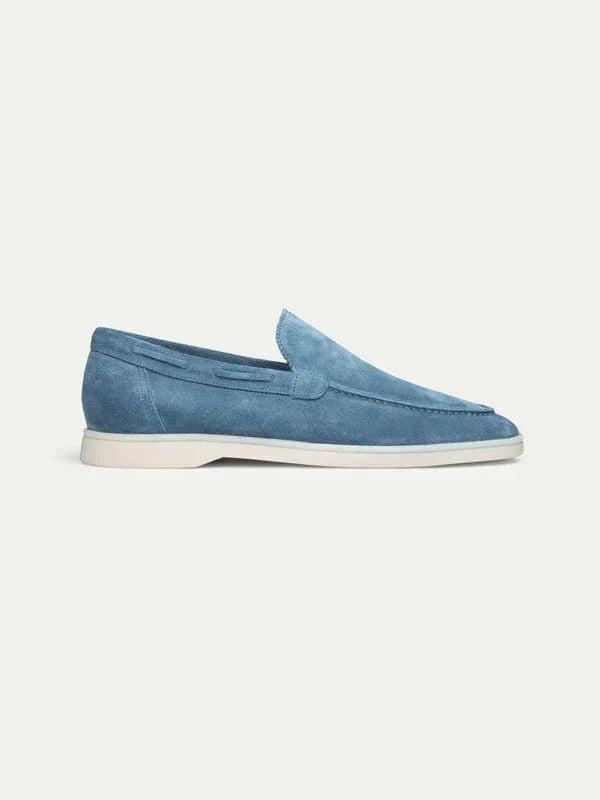 Zachte Lichtblauwe Loafers voor Heren