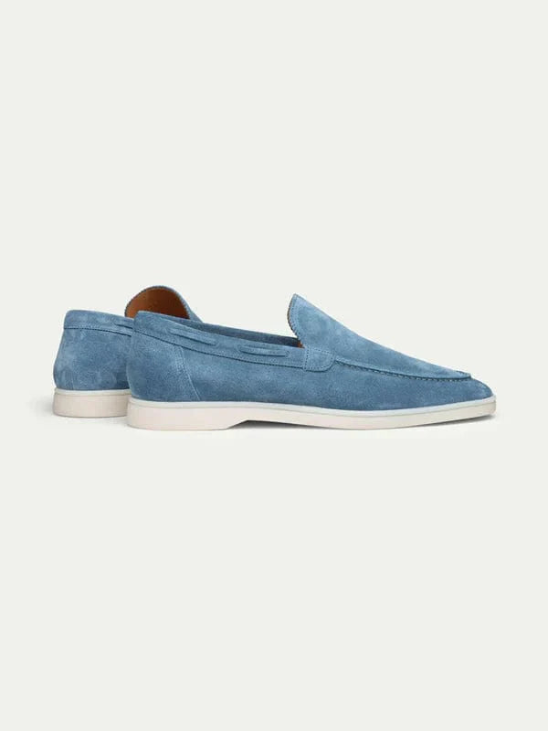 Zachte Lichtblauwe Loafers voor Heren