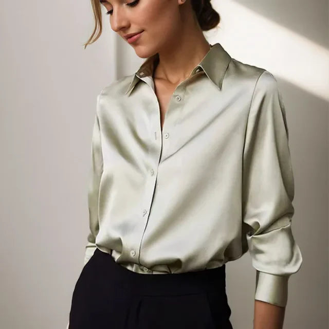 Casual losse blouse ontworpen voor dames