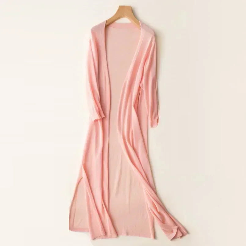 Stijlvolle Comfortabele Lange Cardigan voor Dames