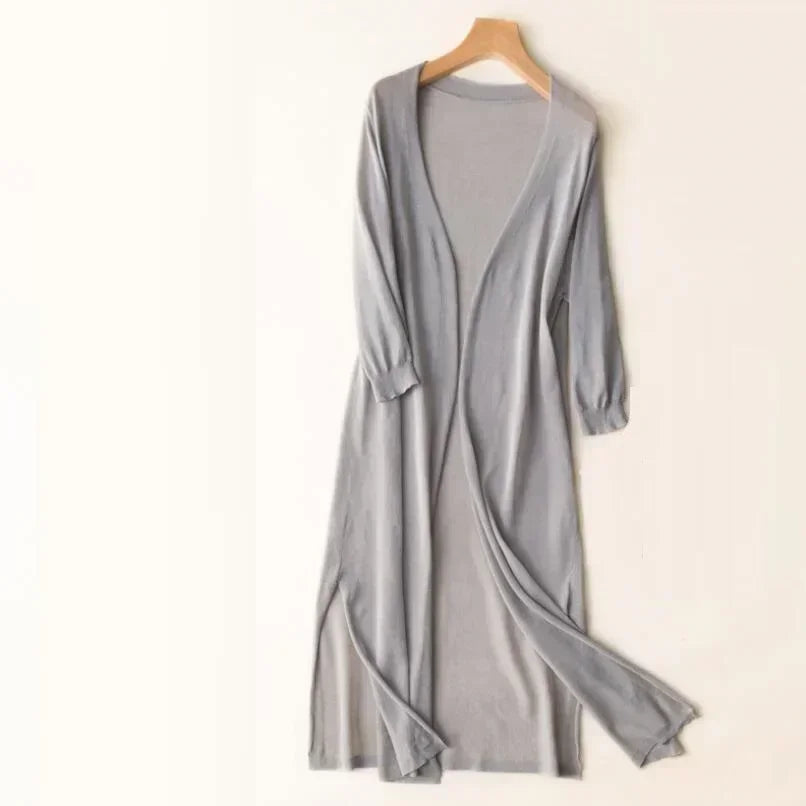 Stijlvolle Comfortabele Lange Cardigan voor Dames