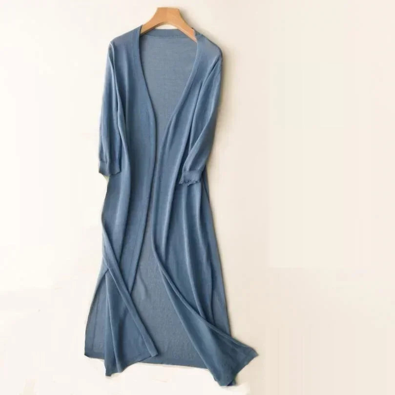 Stijlvolle Comfortabele Lange Cardigan voor Dames