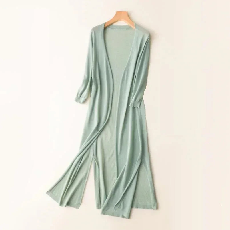 Stijlvolle Comfortabele Lange Cardigan voor Dames