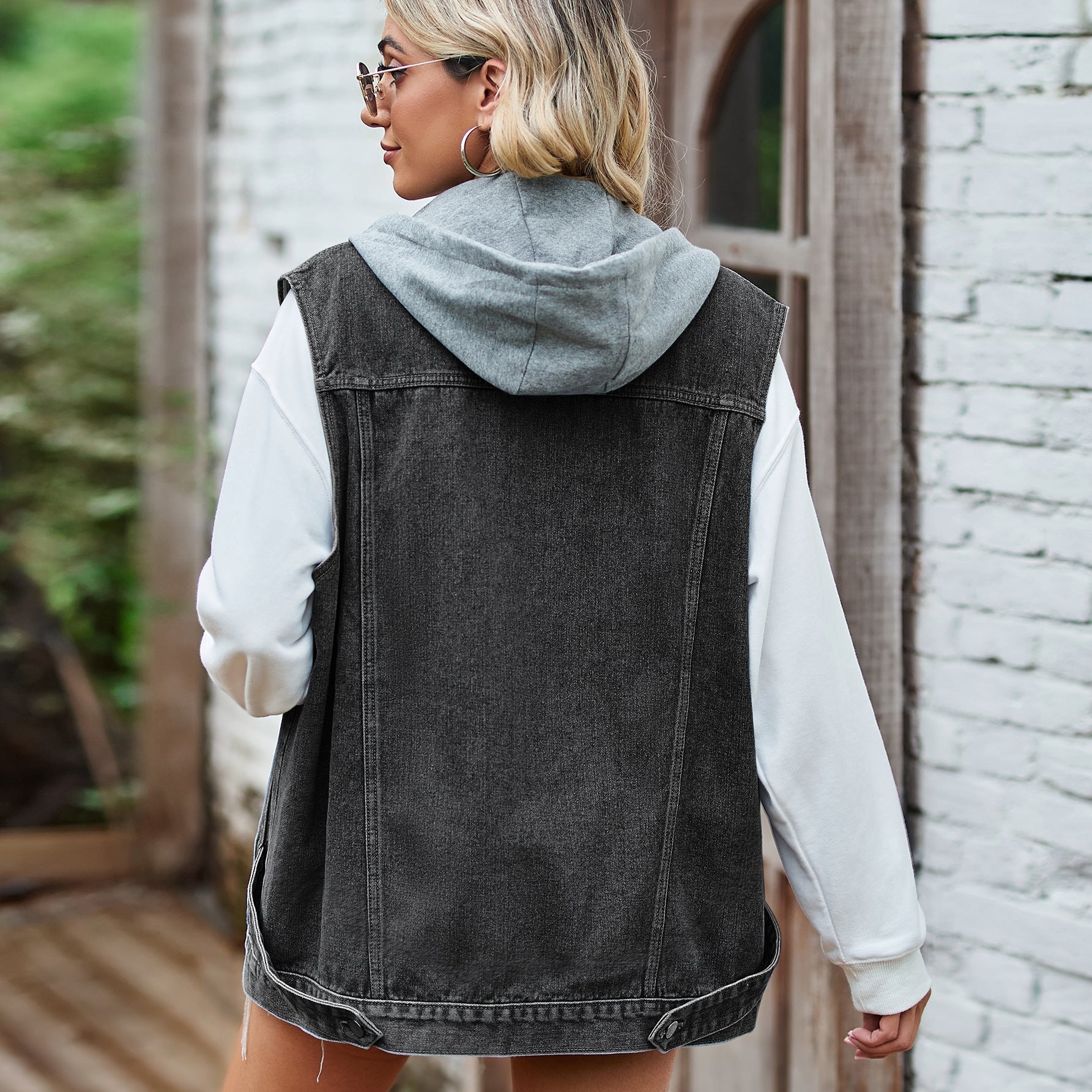 Trendy en Casual Denim Vest voor Dames