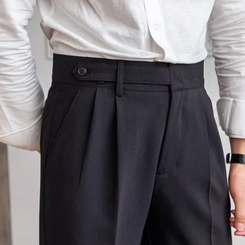 Elegante Hoge Taille Broek voor Heren
