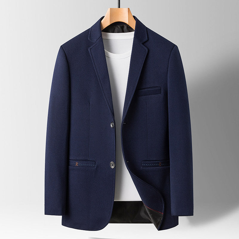 Men's Blazer - Woven Fabric - Tailored Modern Fit - Notch Lapel