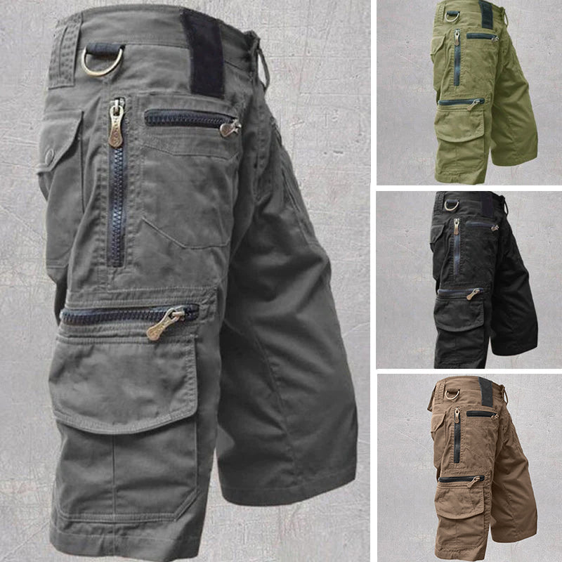 Veelzijdige cargoshorts met handige zakken voor heren
