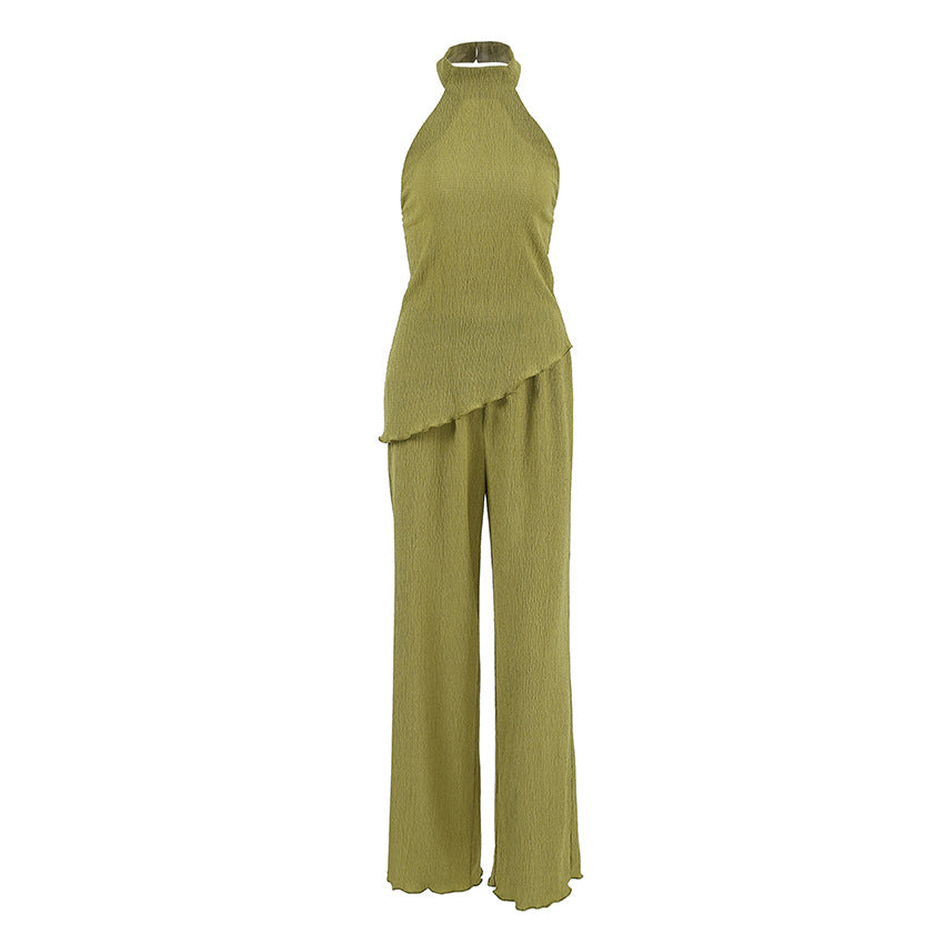 Vereli Geweven Halter-Tweestuksset voor Dames