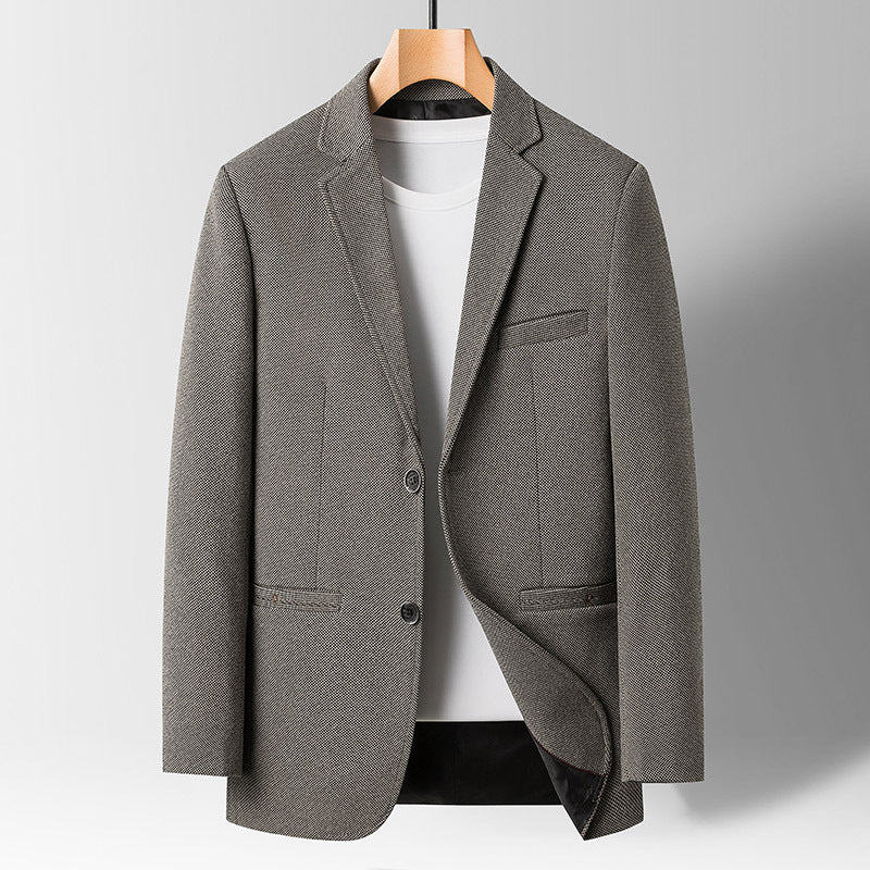 Men's Blazer - Woven Fabric - Tailored Modern Fit - Notch Lapel