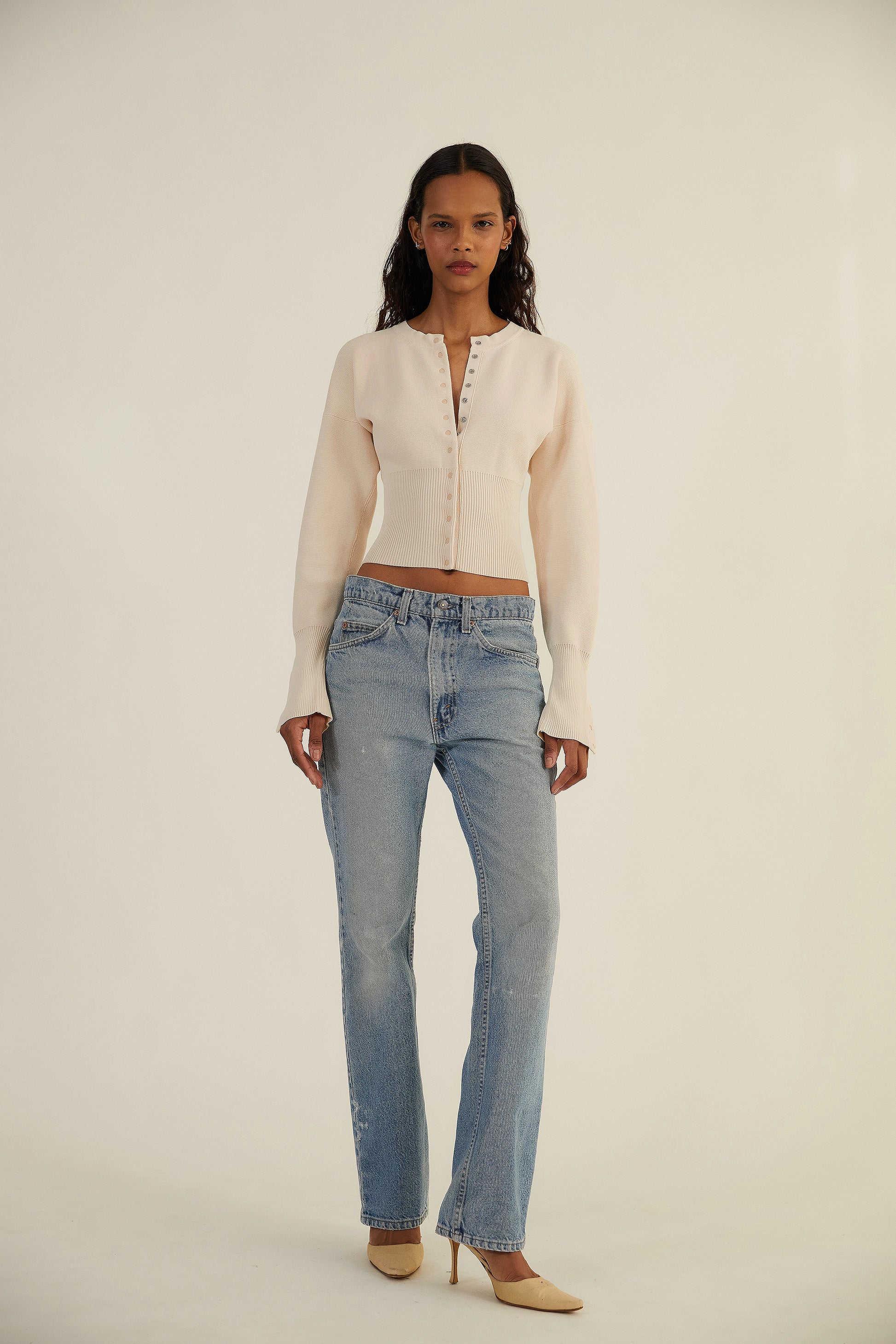 Chic Aria Sculpted Knit Cardigan voor dames